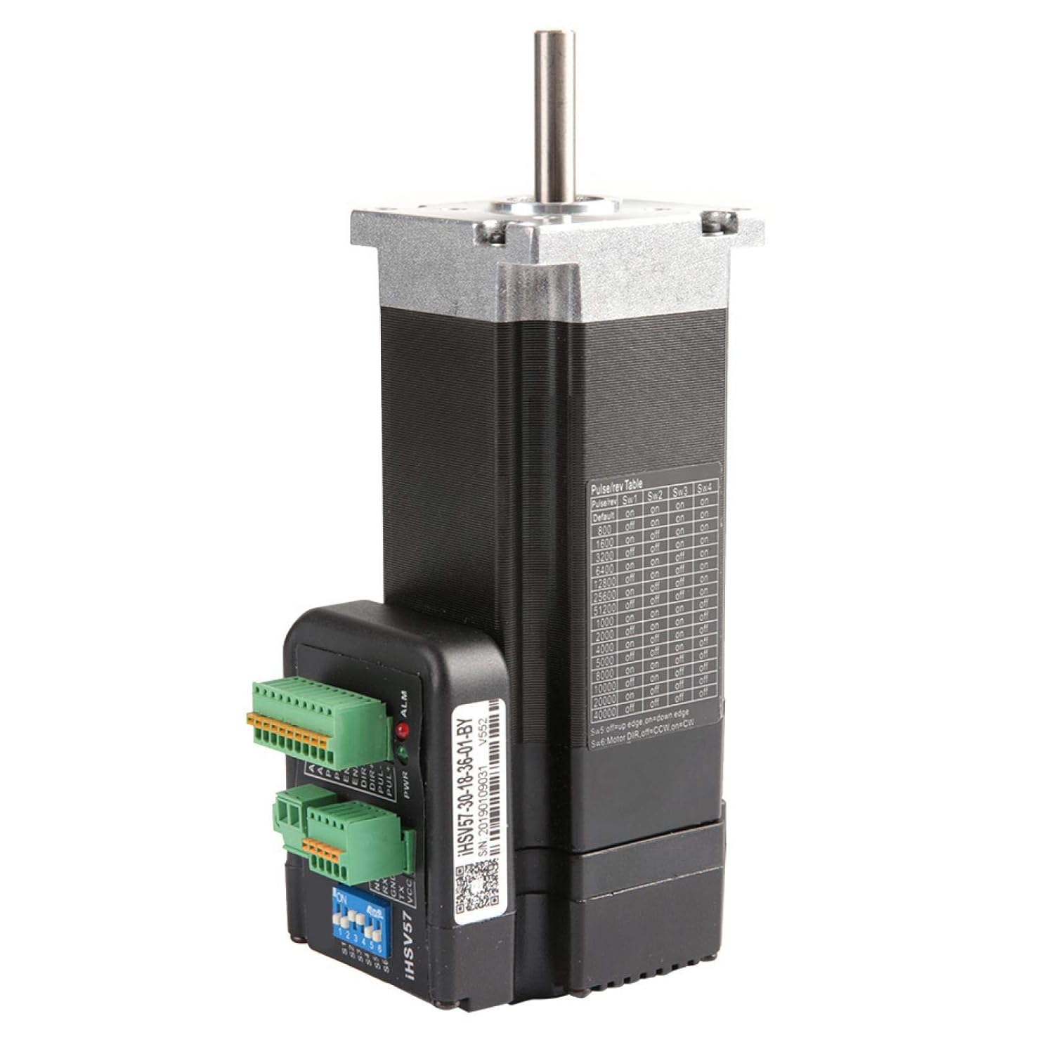 Servo Motor 180W 3000rpm 0.6Nm Integrated Servo Motor DC 36V IHSV5730