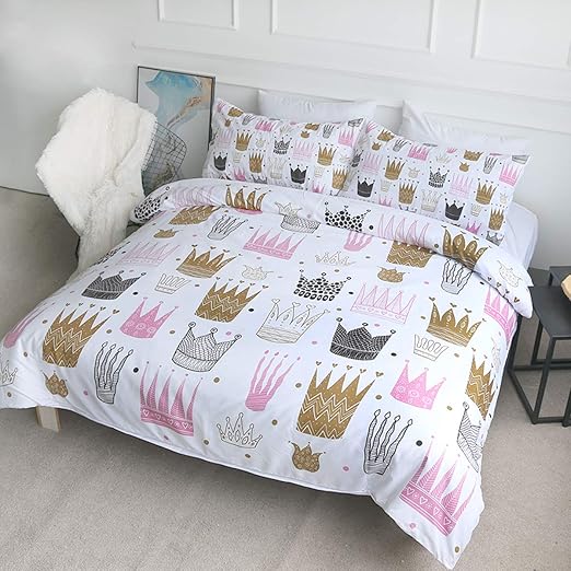 princess crown bedding set