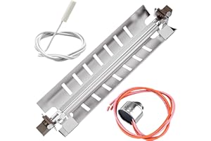 WR51X10055 Refrigerator Defrost Heater Kit WR55X10025 Temperature Sensor WR50X10068 High Limit Thermostat Fit for GE General Electric Kenmore by Romalon