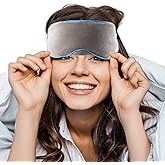 Heated Masks for Dry Eyes, Warm Compress Moist Heat for Blepharitis & Stye Eye Treatment, Microwave Activated Heating Pad, Lavender Sleep Mask