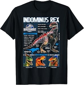 Jurassic World Indominus Rex Schematic T-Shirt