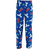 Christmas Vacation Don't Hog The Nog Blue Fleece Lounge Sleep Pants - X-Large