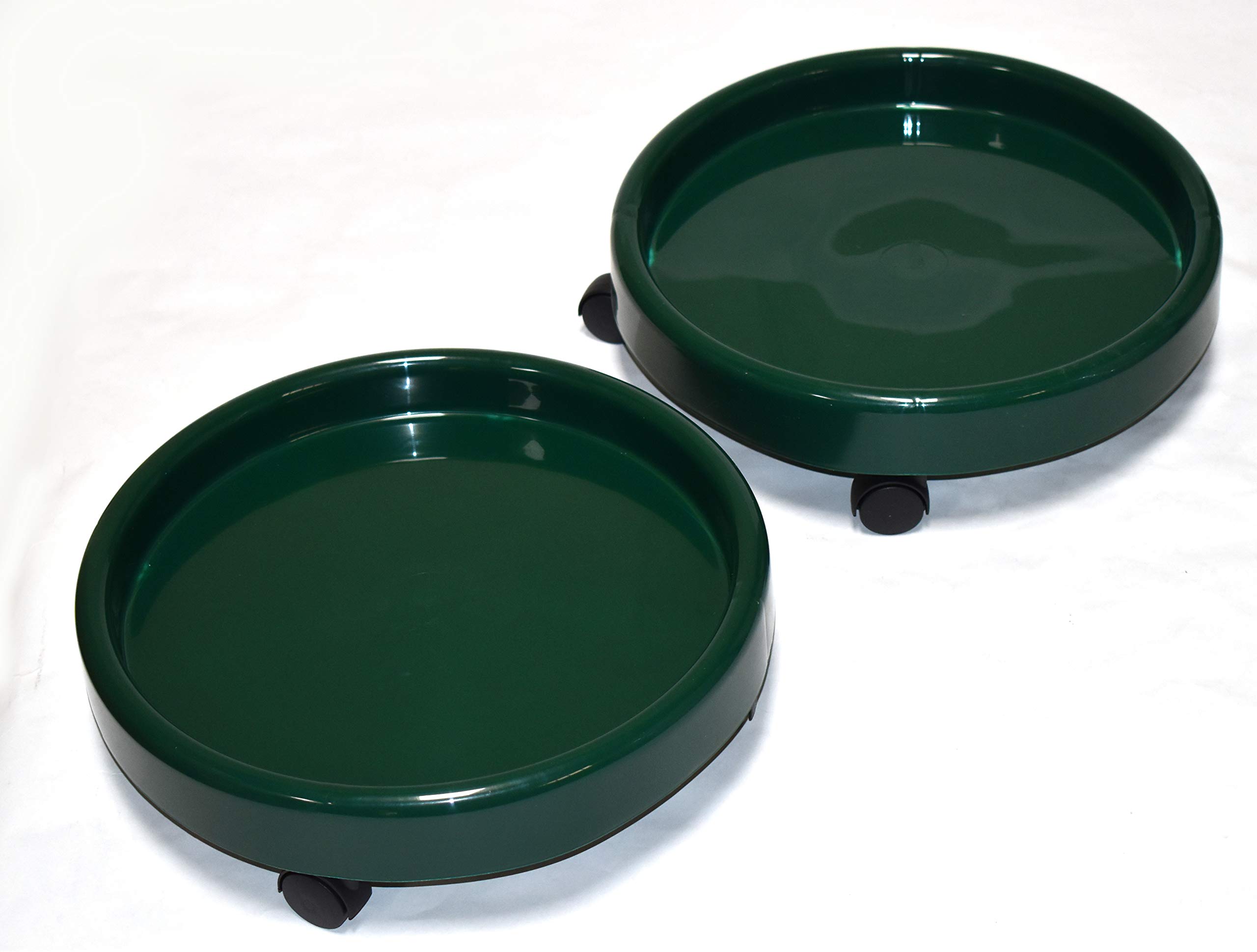 Buy Two Pack Green Color Plastic er Caddies or Dolly for Use Indoors or