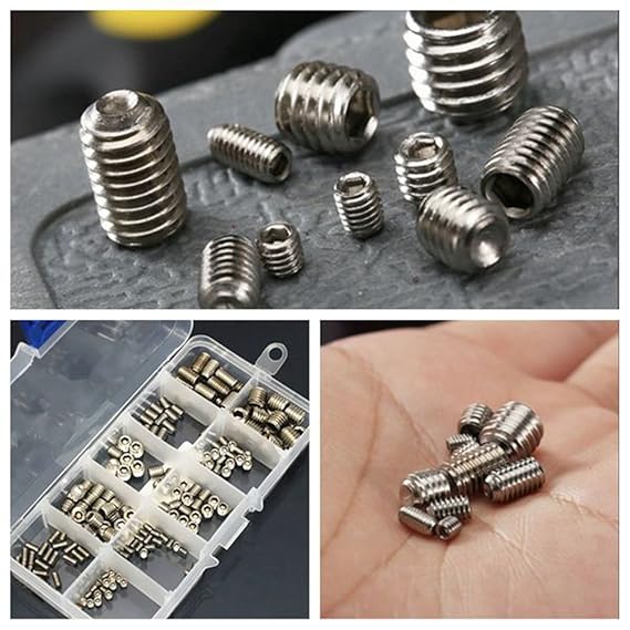 M6 X 25 Mm Edelstahl Gewindestifte - 50 Stück Innensechskant Schrauben Set