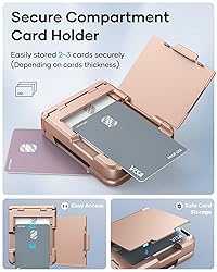 ATATOO for Motorola Razr+ Plus 2024 Case with Card