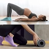 Toes Home 4 Pairs Grip Yoga Socks Women Non Slip Multicolor UK 6-8 view 6