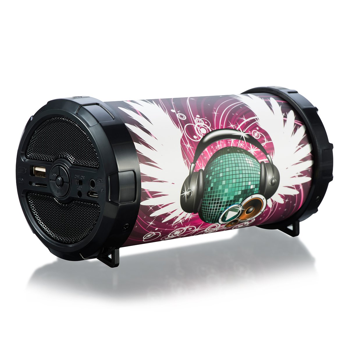 5W Portable Bluetooth Dancing Speaker for Outdoor,Indoor, Phones, Wireless Stereo Speaker Dustproof Support USB TF Card 3.5MM AUX