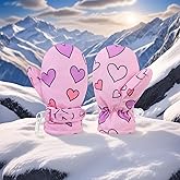 XITOTAHAYE Toddler Winter Mittens Waterproof, Warm Fleece Lined Baby Snow Gloves for Boys Girls