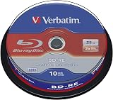 Verbatim BD-RE SL 25GB 2x Spindle Pack 10x Blu-ray Discs