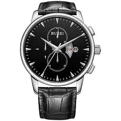 BUREI Mens Multifunction Chronograph Watch with Kenya Ubuy