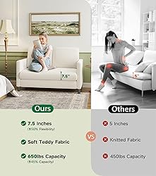 Welzona Loveseat Sofa, 51" Small Sofa Couch for