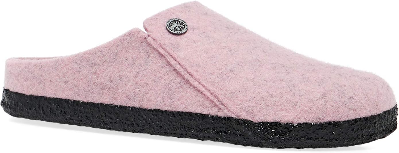BIRKENSTOCK Zermatt Wool Felt Narrow Womens Slippers 39 EU Soft Pink