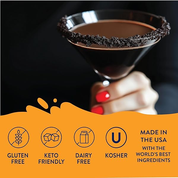 JORDAN’S SKINNY MIXES SUGAR FREE COFFEE SYRUP, HOLIDAY VOODOO COOKIES & CREAM COFFEE FLAVORING SYRUP, ZERO CALORIE DRINK MIX FOR LATTES, BAKING, PROTEIN SHAKE, DAIRY & GLUTEN FREE, KOSHER, 25.4 FL OZ