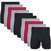 Gildan Men's Underwear Covered Waistband Boxer Briefs, Multipack