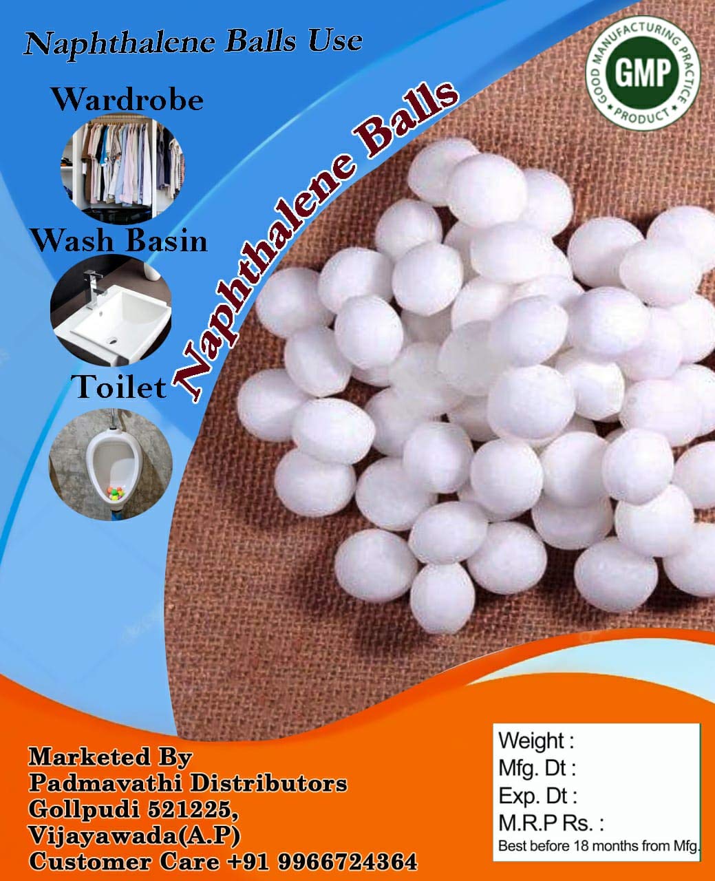 Pmw White Naphthalene Balls Kapoor Goli Moth Balls 1 Kilo