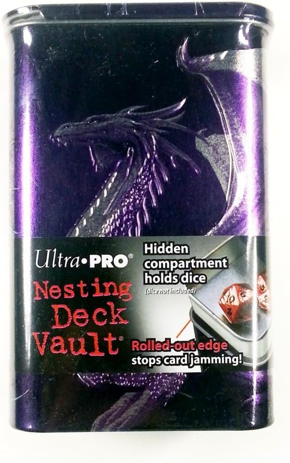 Ultra Pro Magic The Gathering Ciruelo Purple Dragon Nesting Deck Vault Tin