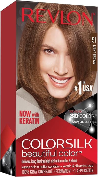 Revlon Colorsilk Permanent Hair Color 51 Light Brown New