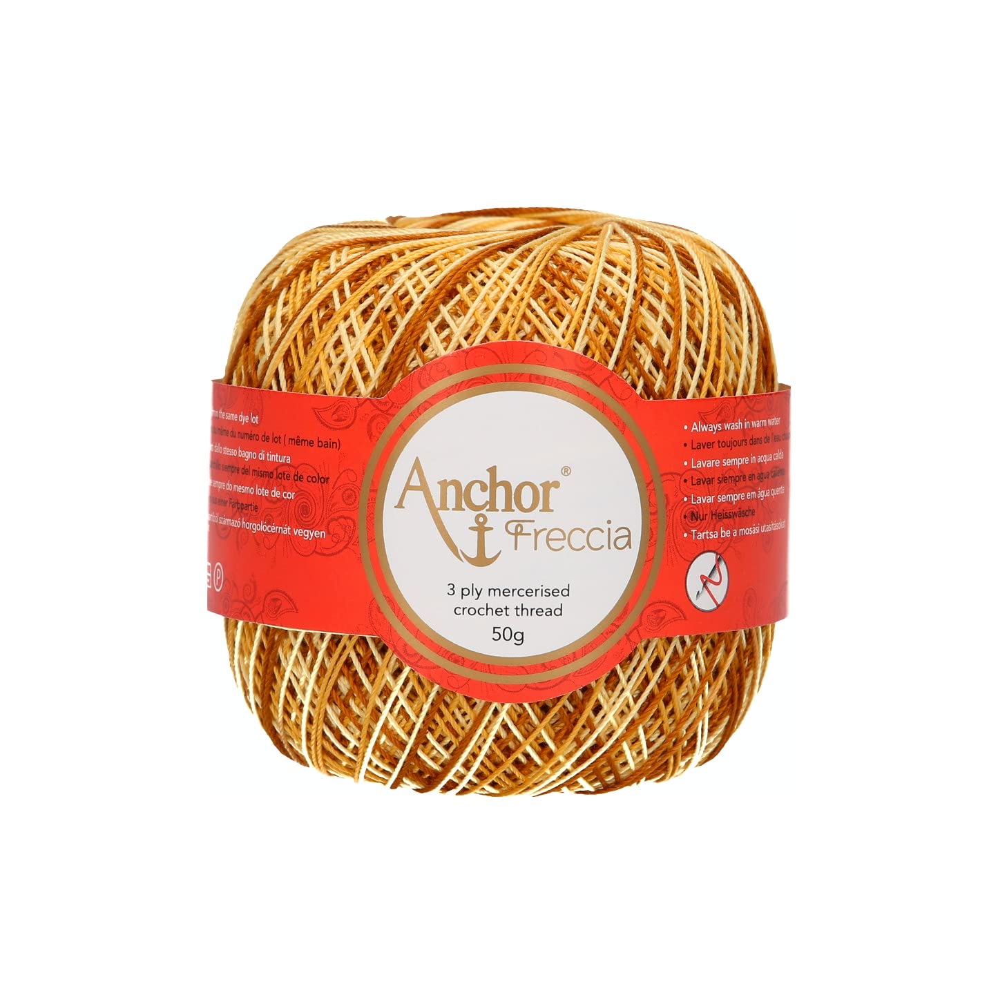 ANCHOR Hand Knitting Yarn, 100% Cotton, One Size