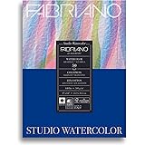 Fabriano Studio Cold Press Watercolor Pad, 9 x 12, White