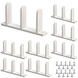 Nkiy Quen 8 Pack Siding Closet Door Floor
