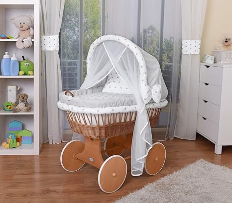 wicker bassinet amazon