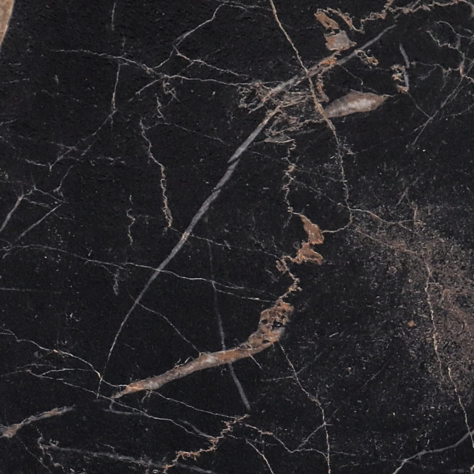 FunStick 30x30cm 15 Pcs Marble Peel and Stick Floor Tiles Black Gold Tile Stickers for Bathroom Laundry Room Removable Vinyl Flooring Tile Black Kitchen Marble Effect Stick Tiles Living Room Floor