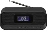 Groov e Zeus DAB FM Clock Radio with Bluetooth, Wireless Charge, 60 Presets