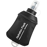 AXEN Soft Flask TPU Foldable Running Hydration Flask, Soft Collapsible Water Bottle for Hydration Pack Cycling Marathon Running Hiking