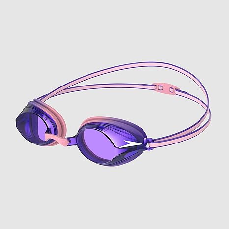 purple swimming goggles