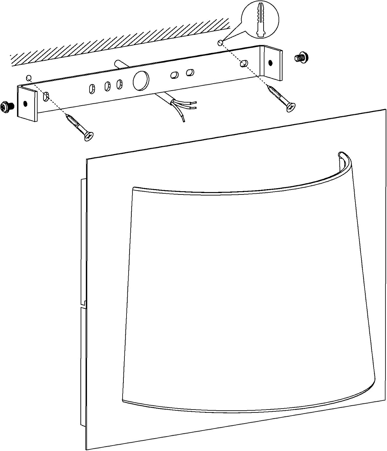 Eglo Serraval Wall Light Steel 5.4 W White - Image 4