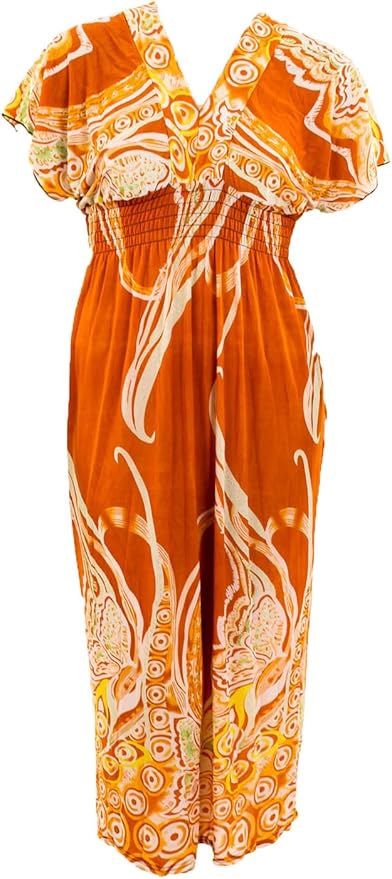 orange sundress plus size