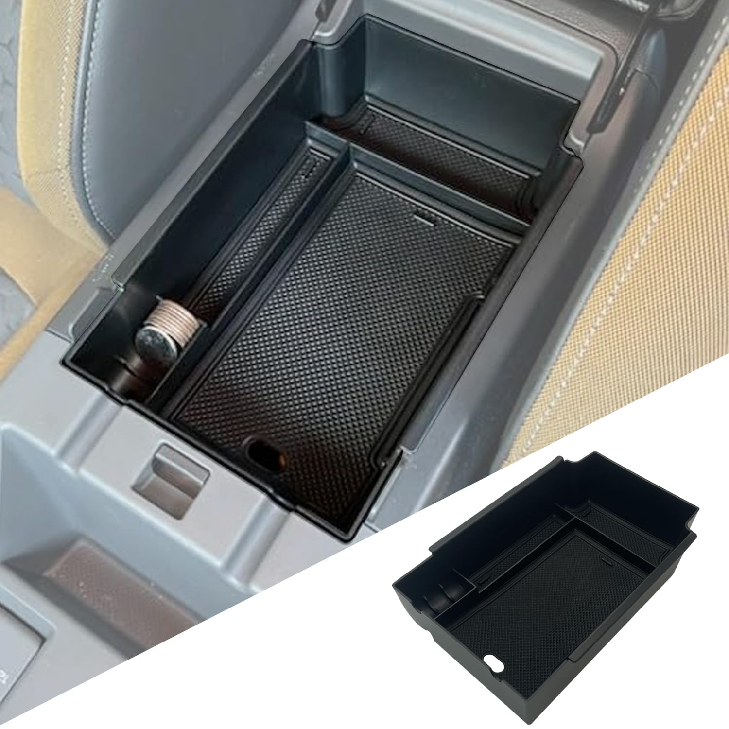 Photo 1 of For Subaru Crosstrek 2024 & Subaru Impreza 2024 Center Console Storage Organizer Tray, Plastic Armrest Storage Coin Holder, Subaru Crosstrek Accessories, 1PC (For Subaru Crosstrek/Impreza 2024)