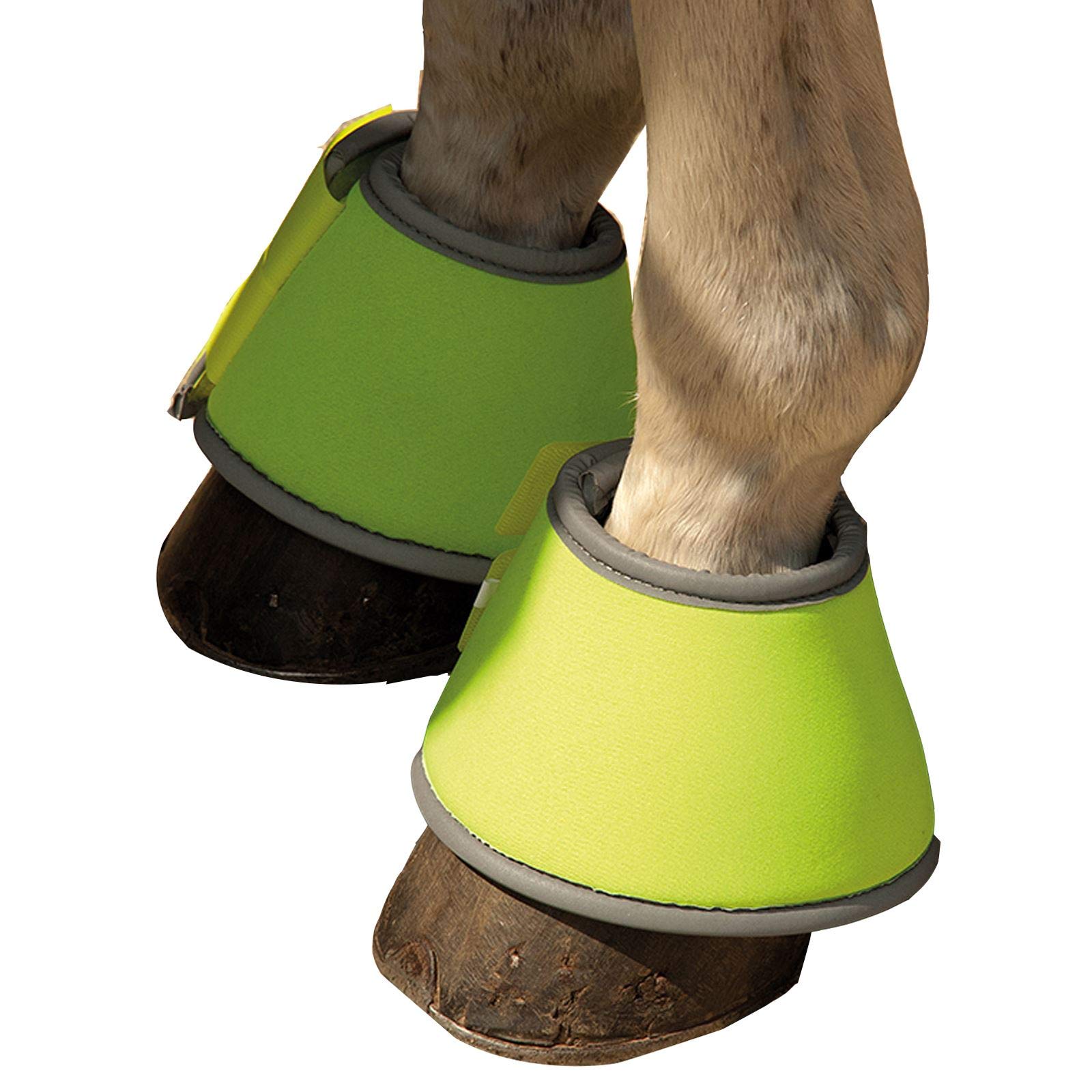 Rhinegold 0 Rhinegold Reflective - Cob-yellow Over Reach Boots, Yellow, Cob UK