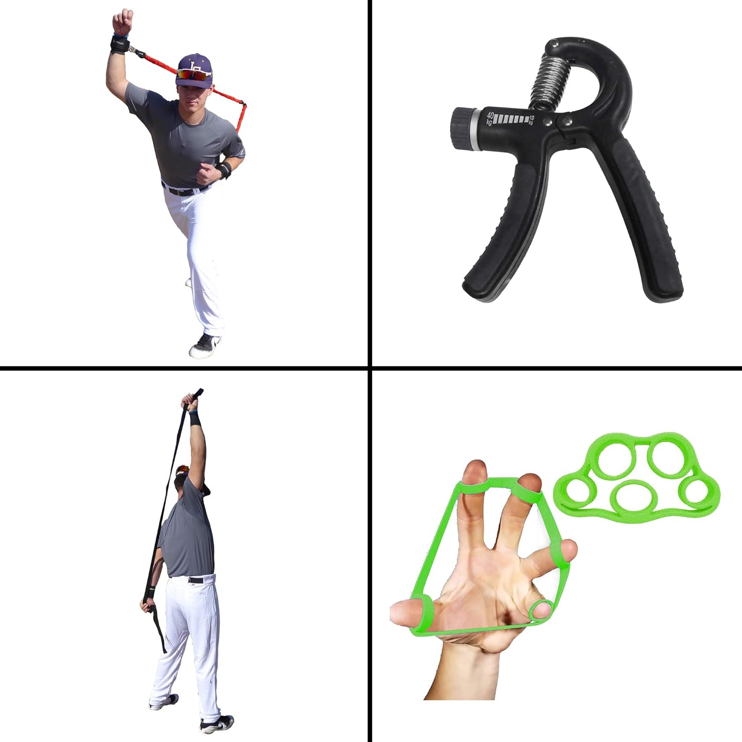 ArmCare2Go Baseball Bands for Pitching-Softball Bands 7 Piece Resistance Training Kit/Improve Baseball and Softball Training : Sports & Outdoors
