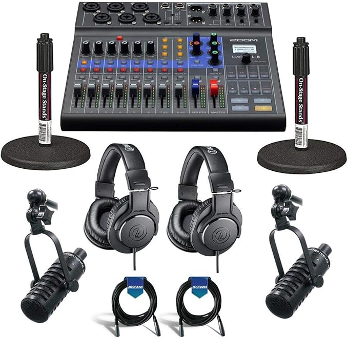 Zoom LiveTrak L8 Portable 8Channel Digital Mixer and