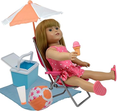 American Girl Dolls (Beach Set 
