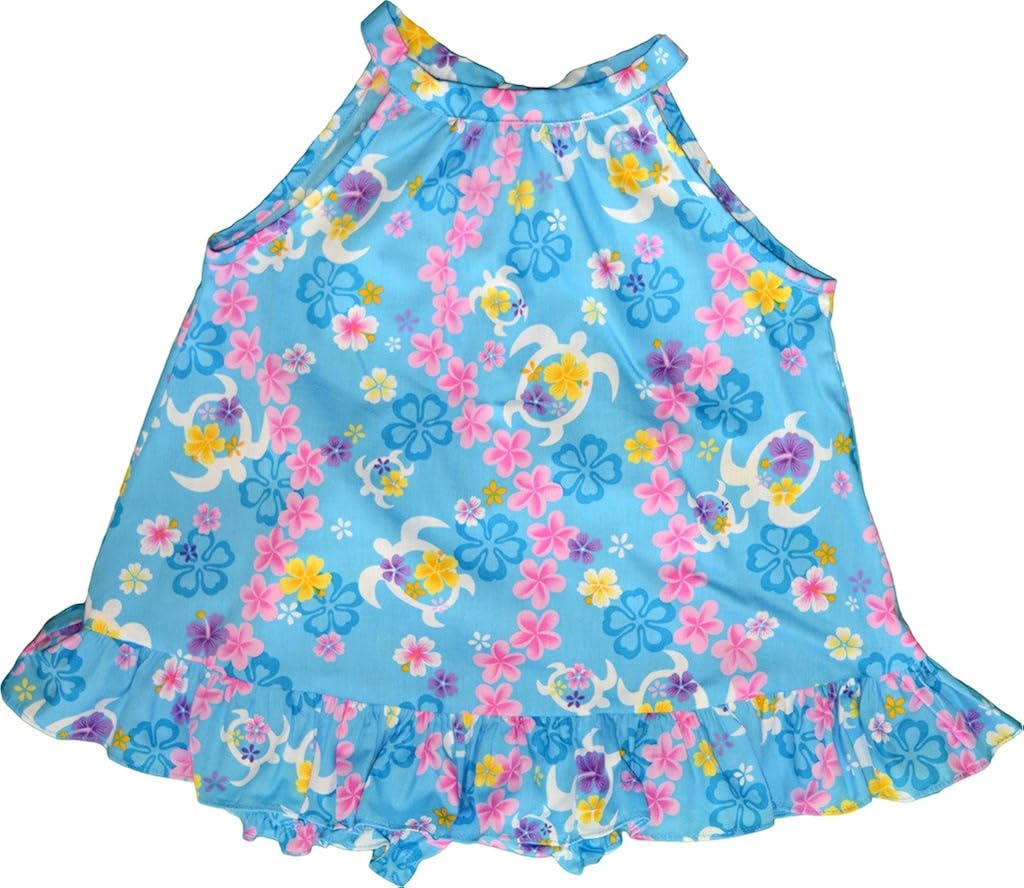 2 piece hawaiian dress