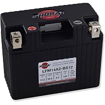 Amazon.com: Shorai LFM Lithium-iron Battery w/BMS, LFM14A2-BS12 