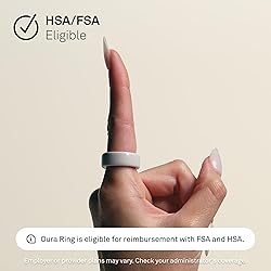 Oura Ring 4 Ceramic - Cloud - Size 5 - Size Before