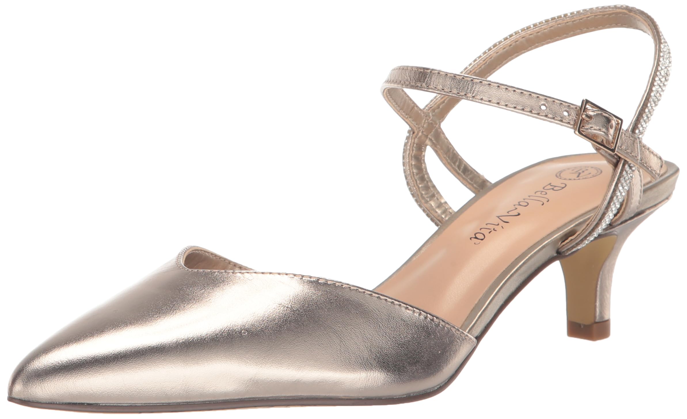 Bella Vita Women’s Katriana Pump, Champagne Leather, 8.5 Narrow