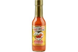 Marie Sharp's Fiery Habanero Pepper Sauce 5 oz | Extra Hot Gourmet Hot Sauce from Belize | All-Natural No Artificial Preserva