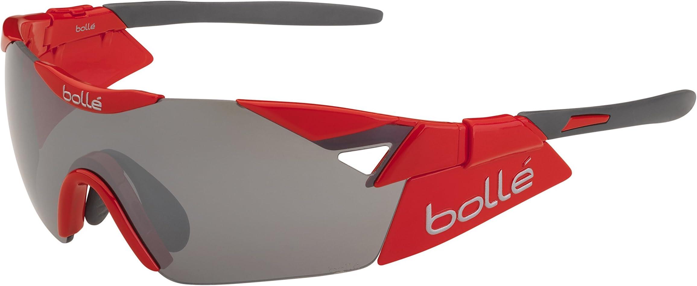 Bolle 6th Sense S Mens Sunglasses multi-coloured Shiny Red TNS Gun Oleo AF Size:Taille M/L