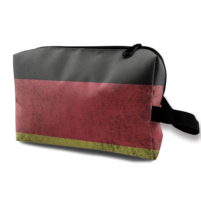 Deutsche Flagge Deutschland Deutschland Reise Kulturbeutel Aufbewahrungstasche Make-up Taschen Cosmetic Organizer für Frauen