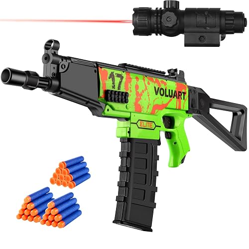 Voluart Motorized Toy Gun for Nerf Guns Automatic Machine Gun，3 Modes ...