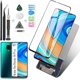 Display for Xiaomi Redmi Note 9s Screen Replacement Touch LCD Display for Xiaomi Redmi Note 9 Pro Digitizer Assembly with Tools (Black)