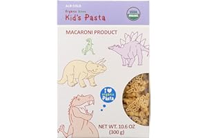 Alb Gold Organic Dinosaur Shape Kid's Pasta, Non GMO, 10.6 Ounce (Pack of 12)