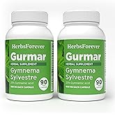 Herbsforever Gurmar Capsules – Gymnema Sylvestre – Herbal Supplement – 90 Capsules (Pack of 2)