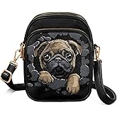 HUGS IDEA Leather Crossbody Bags for Women Trendy Leather Purse Shoulder Handbag for Work