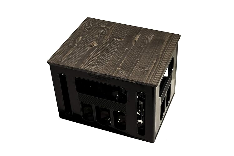 Geschenkidee Geburtstagsgeschenk Bierkastensitz Bierkistensitz Sitzauflage Bierkiste Bierkasten Sitz Hocker Holz Handmade Hip