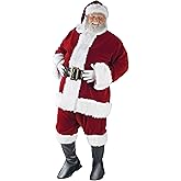 Fun World Costumes Men's Plus-Size Xxl Ultra Velvet Santa Suit